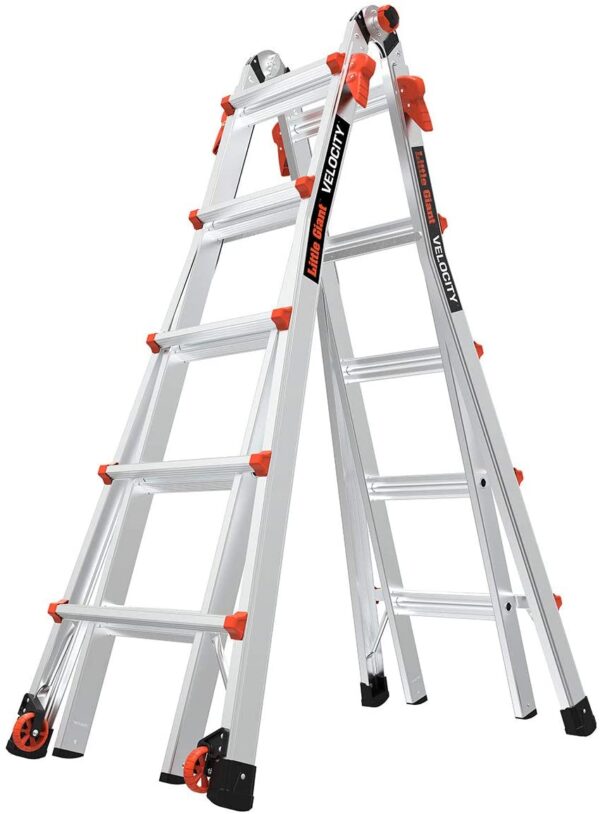 016bf06545fd4f4185265d69f7e3787e 22-Foot Velocity Multi-Use Ladder, 300-Pound Duty Rating, 15422-001
