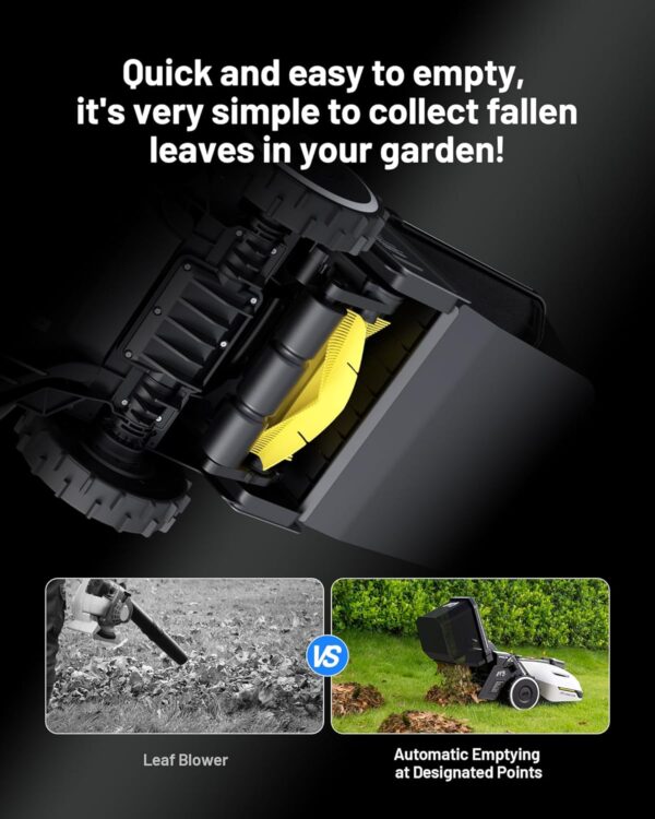 01bcafcdad9b4686a8392fec27c136fe YUKA Mini 500H Robot Lawn Mower Reception 0.12 Acre, Max. 0.17 Acre, Ultrasense AI Vision+ RTK Positioning, Auto Mapping, App Control,45% Slope, Cutting Height 2''~3.5'', 3 Mowing Zones