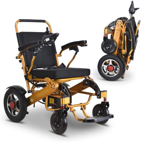 044e0f656e79484b973b277be6475f6a 2020 Model Wide Seats Fold & Travel Lightweight Wheelchair Motor Motorized Wheelchairs Electric Silla De Ruedas Power Wheelchair Power Scooter Aviation Travel Safe Heavy Duty Mobility Aids Chair