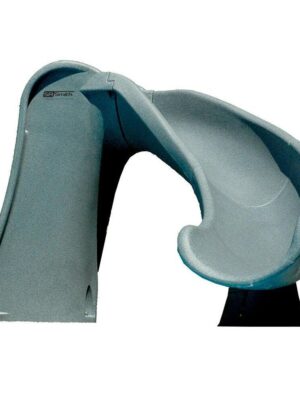 S.R. Smith 698-209-58124 Cyclone Right Curve Swimming Pool Slide, Gray Granite