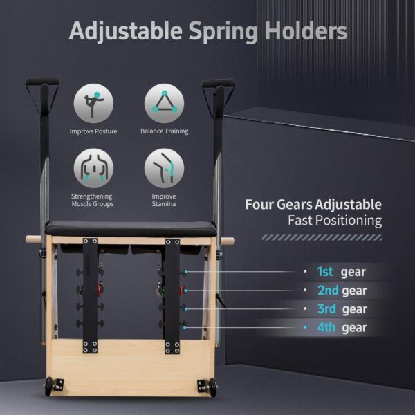 07e407c7ac374abaac33e8daa938492b-1 Pilates Chair, Split-Pedal Stability Combo Chair with Handles,Pilates Reformer Machine,Pilates Equipment for Home Or Studio Use