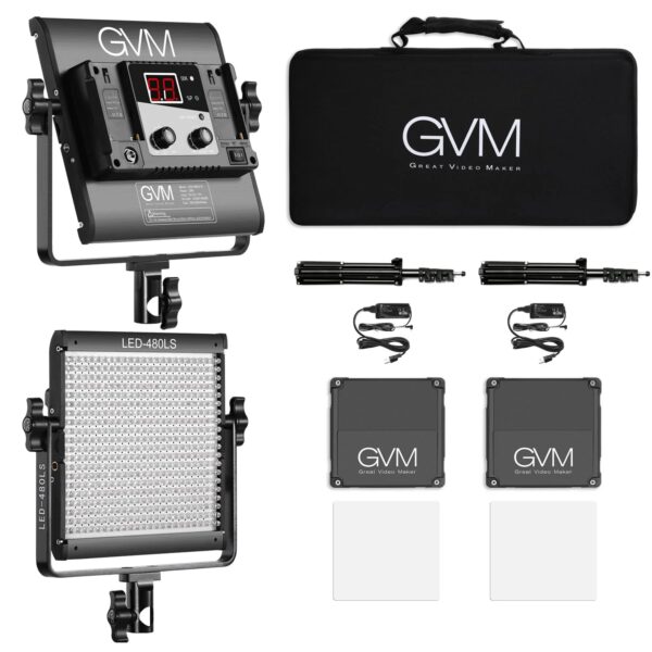 2 Pack LED Video Lighting Kits with APP Control