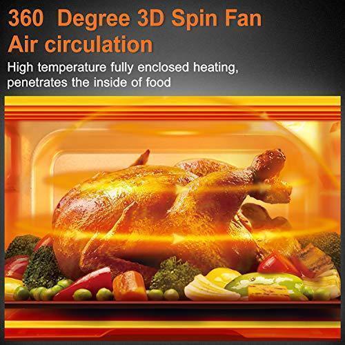 098ec4d4755b43cfae780e84a7fb3757 10-in-1 Air Fryer Oven, 20 Quart Airfryer Toaster Oven Combo, 1800W Large Air Fryers, Convection Toaster Oven with Rotisserie Dehydrator, ETL Certified