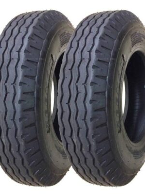 Zeemax Heavy Duty Highway Trailer Tires 8-14.5 14PR Load Range G Set 2