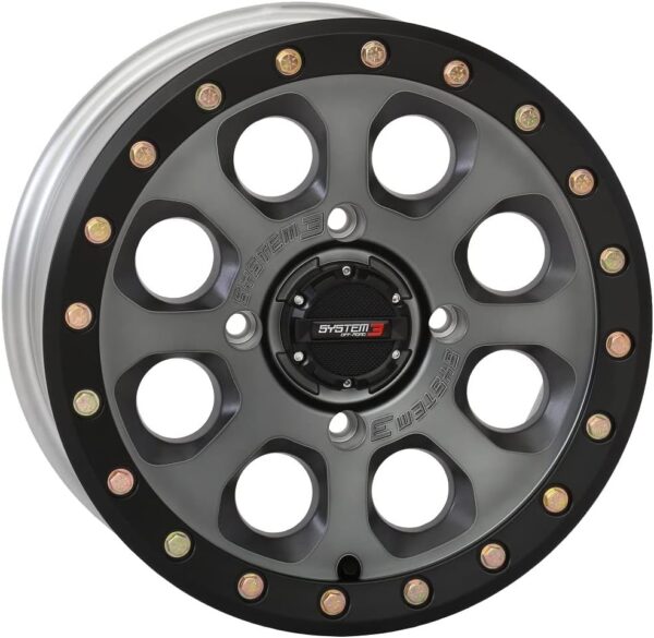 0c0c14b4ca9c4cc185a07b51c4f3a1f7 SB-7 Beadlock 15" Wheels Titanium (5+2) Polaris RZR 1000 XP/Ranger XP 900/1000