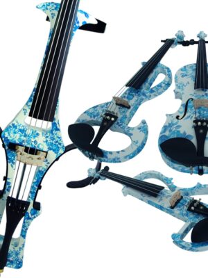 100% Handmade Premium Electric Violin Full Size 4 4 Professional Silent Violin For Student Solid Wood(DSZA)