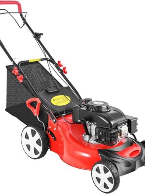 Self Propelled Gas Lawn Mower, 20-Inch 140cc OHV Engine 3-in-1 Gas Mower,Adjustable Cutting Height for Sports Fields, Community Greening, Municipal Greening