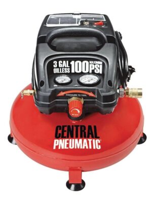3 gal. 1/3 100 PSI Oilless Pancake Air Compressor