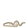 Curved Brass Towel Hook