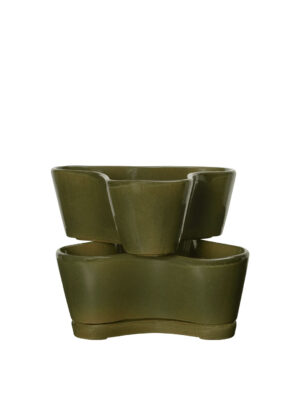 Moss Green Stack Planters