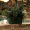 Moss Green Stack Planters