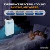 3-in-1 Portable Air Conditioner with Built-in Dehumidifier Function,Fan Mode, Remote Control, Complete Window Mount Exhaust Kit