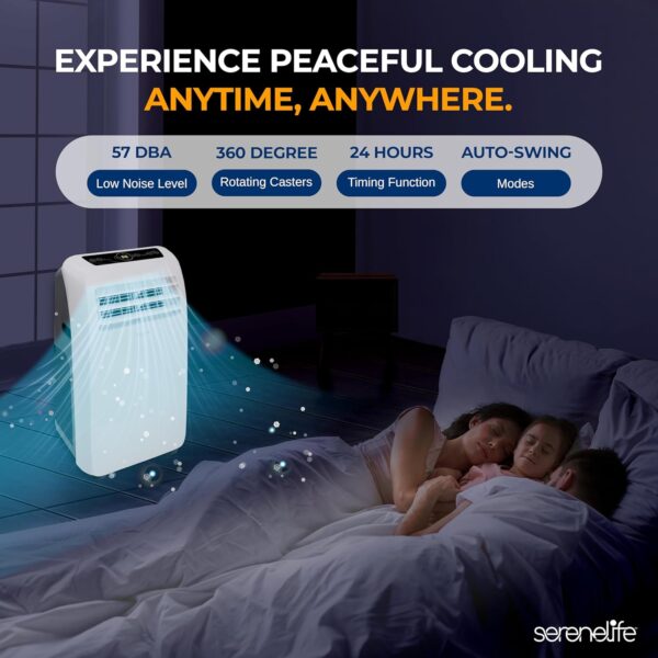11e02e0bd0cd4c3dabc12132321b671d 3-in-1 Portable Air Conditioner with Built-in Dehumidifier Function,Fan Mode, Remote Control, Complete Window Mount Exhaust Kit
