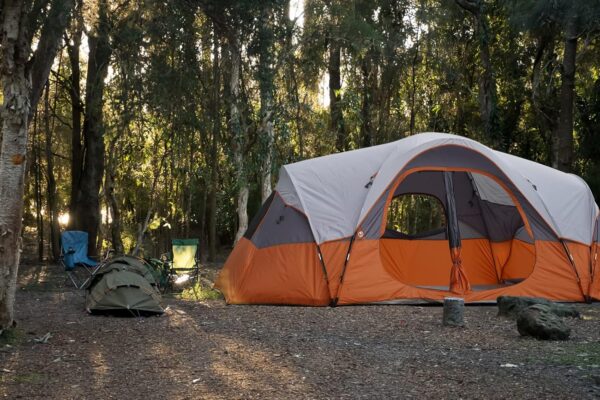 129a92730e4c4e2f95d2e92122985c69 UNP Camping Tent 10-Person-Family Tents, Parties, Music Festival Tent, Big, Easy Up, 5 Large Mesh Windows, Double Layer, 2 Room, Waterproof, Weather Resistant, 18ft x 9ft x78in