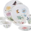 28 Piece Butterfly Meadow Classic Dinnerware Set