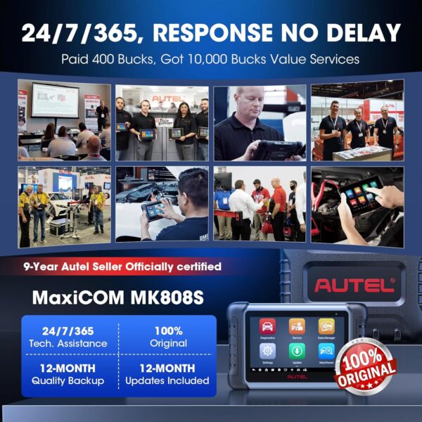 2024 Bidirectional Tool as MK808BT Pro MX808S M808Z, Function as MaxiCheck MX900, 28+ Service, Active Test, All System Diagnose, Injector Coding, FCA Autoauth Android 11