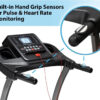 SereneLife Folding Treadmill - Foldable Home Fitness Equipment with LCD for Walking & Running - Cardio Exercise Machine - Preset and Adjustable Programs - Bluetooth Connectivity