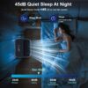 14000 BTU Portable Air Conditioners with Remote Control, 3-in-1 Free Standing Cooling AC Unit with Fan & Dehumidifier, Cools Room up to 700 sq.ft, Smart/Sleep Mode,3 Speed,Auto Swing,24H Timer