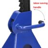 2T Floor Jack Car Trolley Jack Hydraulic Jack Quick Lift Jack with 2pcs Axle Stands 3 Ton