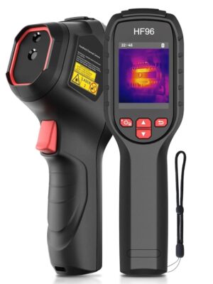 Thermal Camera, Super Resolution 240 x 240, Thermal Imaging Camera with Laser Pointer, 96 x 96 IR Resolution, 25 HZ Infrared Camera,-4°F to 1022°F, 50°FOV, 8h Battery Life Thermal Imager