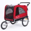 3 in 1 Luxury Large Sized Bike Trailer Bicycle Pet Trailer/Jogger/Dog Cage with Suspension 10308