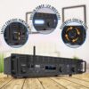 2-Channel Bluetooth Power Amplifier - 2000W Bridgeable Rack Mount Pro Audio Sound Wireless Home Stereo Receiver w/TRS XLR Input,LCD, Bridge Mode, Cooling Fan - Entertainment Speaker System