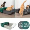Pet Zone Smart Scoop Automatic Litter Box (Self Cleaning Litter Box, Cat Litter Box with No Expensive Refills)
