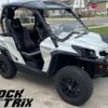 RT102 15in Wheels 15x7 4x137, 4+3 Offset, ATV UTV SxS Rims, Compatible with Can Am Commander Max Defender Max Pro Maverick X3 Maverick Trail, 4/137 Matte Black, Set of 4