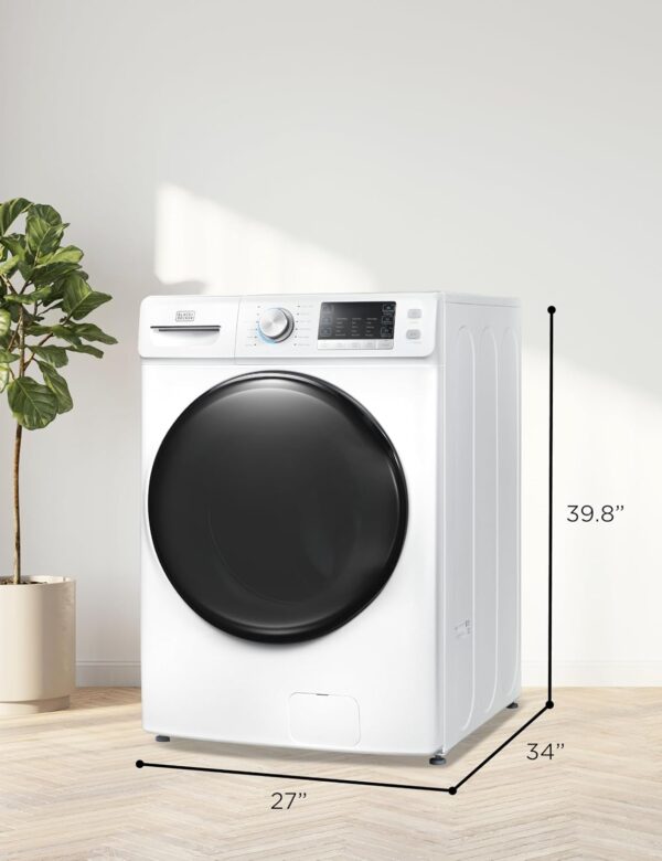 1f4d2da403a04c36ac602bf986e445a4 0.9 Cu. Ft. Portable Washer, 6.6 lb. Capacity Washing Machine for Homes & Apartments, 5 Wash Cycles, Quick Connect Sink Adapter and Drain Hose Included, Transparent Lid, BPWM09W, White
