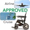 2020 New Folding Ultra Lightweight Electric Power Wheelchair, Silla de Ruedas Electrica, FDA Approved and Air Travel Allowed, Heavy Duty, Mobility Motorized, Portable Power (17.5′′ Seat Width)