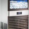 YUTGMasst Commercial Ice – 110LBS/24H Stainless Steel Free-Standing Ice Machine Maker Air Cooling Ice