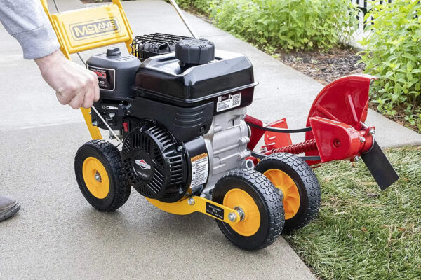 23b95f2ded544ec1803cefd8e1c51e17 101-5.5GT-7Gas Powered Lawn Edger, 5.50 Gross Torque/3.5 HP B&S Engine 7′′ Wheels