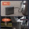 Tire Inflator Portable Air Compressor, Rechargeable Electric Paddle Board Pump 150PSI, 3X Faster Inflation 9 Pump Modes,Auto Air Pump for Car Tires Motorcycle Bike Ball SUP Tent Kayak Float