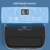 Portable Air Conditioner Cools Up to 700 Sq.Ft, 3-IN-1 Energy Efficient Portable AC Unit with Remote Control & Installation Kits for Large Room, Campervan, Office, Temporary Space