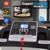 SereneLife Folding Treadmill - Foldable Home Fitness Equipment with LCD for Walking & Running - Cardio Exercise Machine - Preset and Adjustable Programs - Bluetooth Connectivity