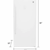 14.1 Cu. ft. White Frost-free Upright Freezer