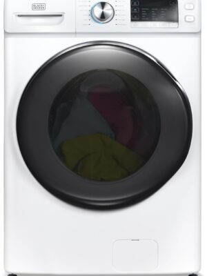 0.9 Cu. Ft. Portable Washer, 6.6 lb. Capacity Washing Machine for Homes & Apartments, 5 Wash Cycles, Quick Connect Sink Adapter and Drain Hose Included, Transparent Lid, BPWM09W, White