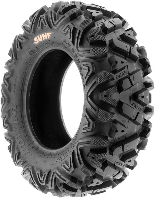 2d16caf7ae264025ace2a72f4a40289f Set of 4 ATV UTV all-terrain Tires 25x8-12 Front & 25x10-12 Rear, 6 PR, Tubeless A033