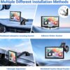 Wireless Apple Carplay Screen for Car 4K Dash Cam, 9" Portable Apple Carplay & Android Auto Car Stereo, with 1080p Backup Camera, GPS Navigation/Mirror Link/Voice Control/Bluetooth