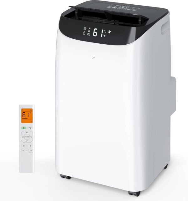 316b8e605f5b4c83a6e7bd5889d69e4f 14000 BTU Portable Air Conditioners with Remote Control, 3-in-1 Free Standing Cooling AC Unit with Fan & Dehumidifier, Cools Room up to 700 sq.ft, Smart/Sleep Mode,3 Speed,Auto Swing,24H Timer