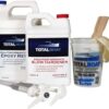 TotalBoat High Performance Epoxy Kit, Crystal Clear Marine Grade Resin and Hardener for Woodworking, Fiberglass and Wood Boat Building and Repair (2 Gallon, Fast)