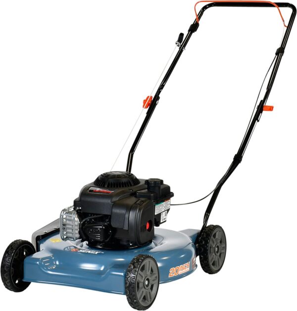 3322b43e135e4a079647f7b30c9e8eaf SENIX Gas Lawn Mower, 20-Inch, 125 cc 4-Cycle Briggs & Stratton Engine, Push Lawnmower