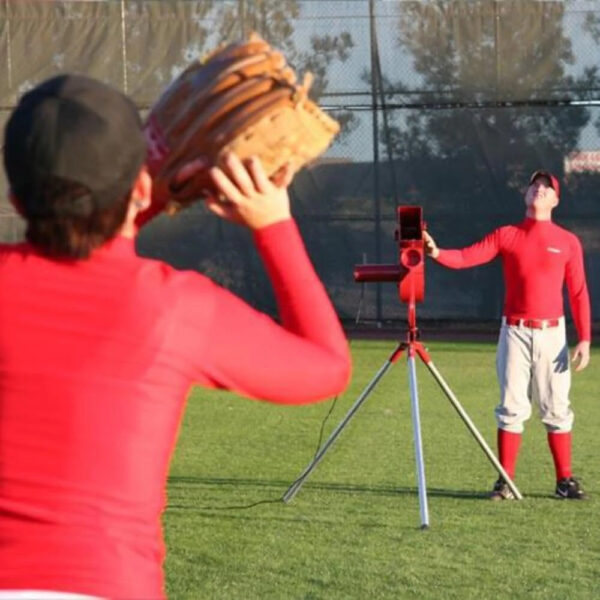 3390ce79e71843a28baa6e312d26ee59 Sports Softball Pitching Machine with 9 Ball Automatic Feeder