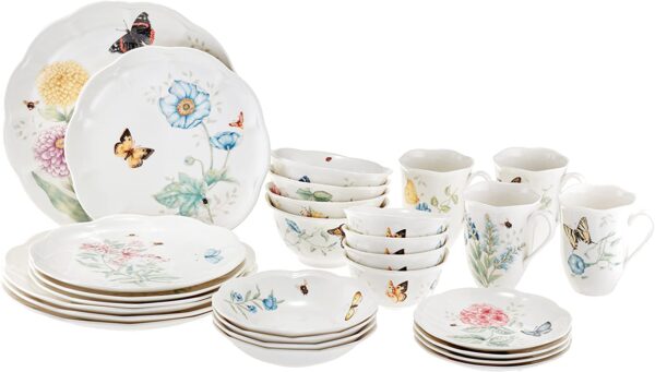 33c0b34d590a4fb295d4f8aa532e15f1 28 Piece Butterfly Meadow Classic Dinnerware Set