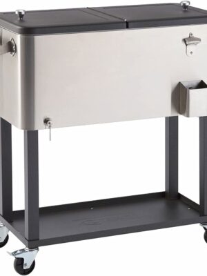 TRINITY Stainless Steel Cooler with Cover (100 Quart)