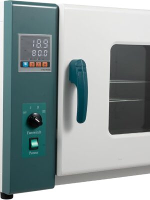 110V 1000W Horizontal Electric Blast Drying Oven 45L/12Gal Lab Forced Air Convection Drying Oven with Intelligent Temperature Controller for Industrial, Schools, Research Institutes