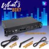 2-Channel Bluetooth Power Amplifier - 2000W Bridgeable Rack Mount Pro Audio Sound Wireless Home Stereo Receiver w/TRS XLR Input,LCD, Bridge Mode, Cooling Fan - Entertainment Speaker System