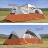 UNP Camping Tent 10-Person-Family Tents, Parties, Music Festival Tent, Big, Easy Up, 5 Large Mesh Windows, Double Layer, 2 Room, Waterproof, Weather Resistant, 18ft x 9ft x78in