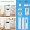 Portable Air Conditioners 14000Btu with Remote Control, 3-in-1 Free Stand Smart Cooling AC Unit with Dehumidifier, Fan, Cools Room up to 700 sq.ft, Auto Swing,24H Timer, Windows Kit Included
