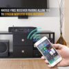 2-Channel Bluetooth Power Amplifier - 2000W Bridgeable Rack Mount Pro Audio Sound Wireless Home Stereo Receiver w/TRS XLR Input,LCD, Bridge Mode, Cooling Fan - Entertainment Speaker System